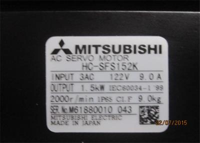China 1.5kw 2000r/min HC-SFS152K Medium inertia power motor Mitsubishi Industrial Servo Motor for sale