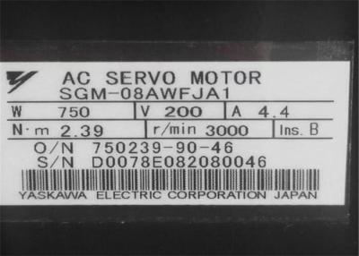 China Yaskawa New InsB AC SERVO MOTOR Ins B  2.6A  750W SGM-08AWFJA1 Made in Japna for sale