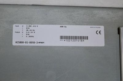 Chine Convertisseur de fréquence de convertisseur de vfd d'ABB ACS800-01-0050-3+P901 à vendre