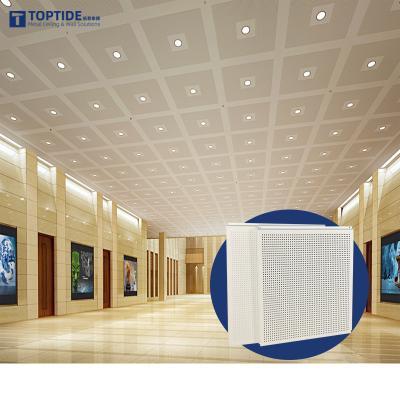 China Aluminum Decorative GI Lay in Ceiling System False Board Metal RAL9016 Panels for sale