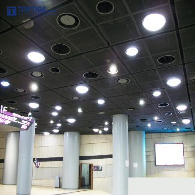 China Office Building Decorative Suspended Metal Ceiling Aluminum Wire Mesh Ceiling Panel for sale