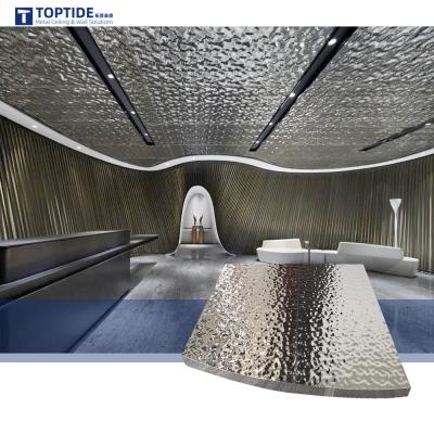 China Decorative Aluminum Cladding Panel 2440mm Length Cutting Edge Treatment for sale