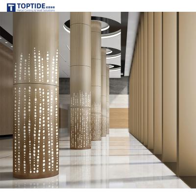 China Lightweight External Metal Wall Cladding Materials Steel Column Panel For Commercial Buildings for sale