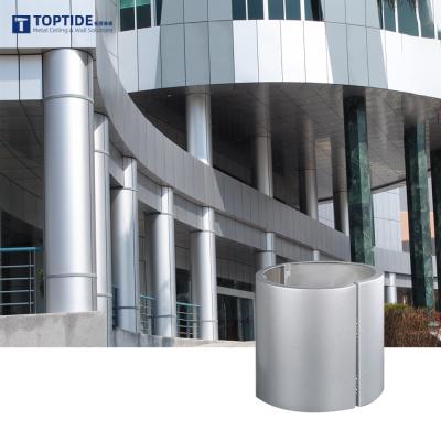 China Architectural Exterior Steel Cladding Materials Pillar Decorative Aluminum Wall Column Panel Systems for sale