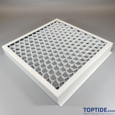 China Custom Made Metal Honeycomb Mesh Ceiling Decorative Drop Ceiling Grid Tiles for sale