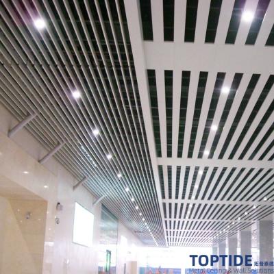 China In House 1.5mm PVDF Coating Metal Baffle Ceiling Architectural for sale