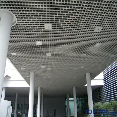 China Los paneles acústicos decorativos para la oficina de la insonorización modificaron el sistema suspendido de las tejas para requisitos particulares de la rejilla de Celing del metal en venta