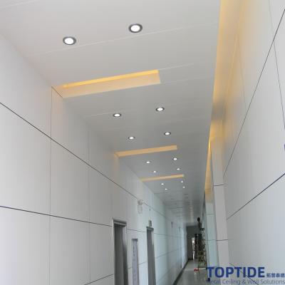 China PVDF Painted 2.0mm Fireproof Ceiling Board , Perforated False Ceiling for sale