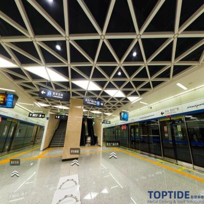 China Tejas falsas acústicas del techo de la viruta 30×80 de Traingle 1.0m m de la protuberancia en venta