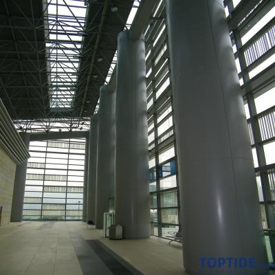 China Weather Resistance 4.0mm PVDF Painted Indoor Column Wraps , Porch Column Covers for sale
