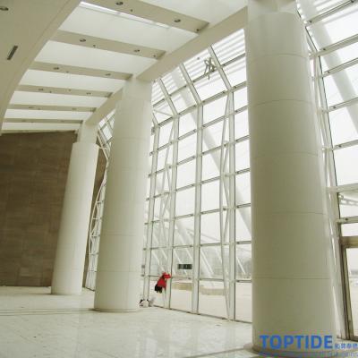 China Architectural White Nonfade Aluminium Column Covers PVDF Coating Colorfade Decorative Panel for sale
