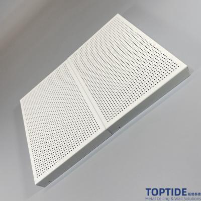 China Decorative Subway Commercial metal Fireproof integrated Aluminium Perforated Ceiling Tiles for sale