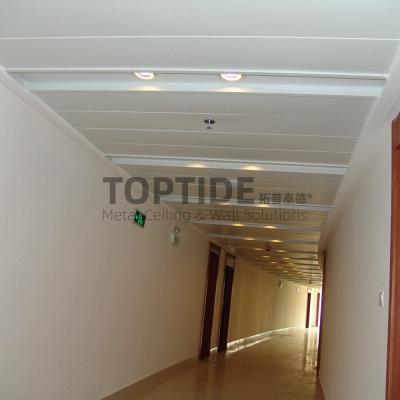 China Acoustic Hook On Ceiling System Aluminum Perforated Suspended Ceiling Tiles for sale