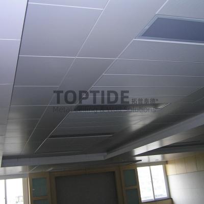 China 1.2mm Interior Aluminum Decorative Panel Perforated Ceiling Tiles 2x2 for sale