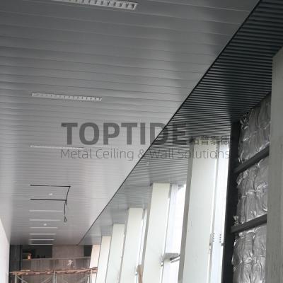 China Building Decorative Materials Morden Washable Aluminum Drop Concealed Grid Suspended Ceilings for sale