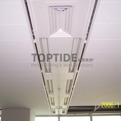 China Los paneles de techo fonoabsorbentes de aluminio ampliados del metal decorativo comercial en venta