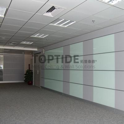 China Aluminum Lay In Ceiling System  Indoor Decorative Combination T Bar Ceiling Grid 600 × 600 for sale