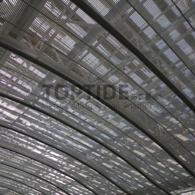 China Decorative Integrated 316 Stainless Steel Suspended Wire Mesh Ceiling Tiles for sale