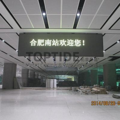 China Indoor / Outdoor Popular Aluminum Ceiling Panel Drop Down Ceiling Grid for sale