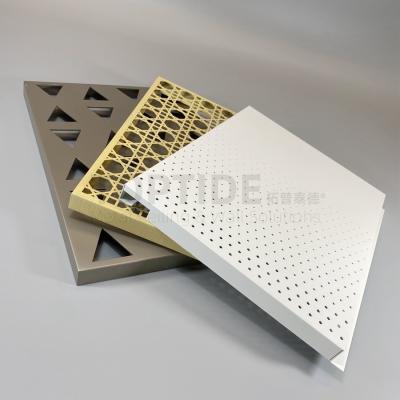 China External Aluminum Decorative Panel Sound Insulation Perforated Wall Cladding for sale