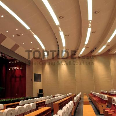 China Interior Exterior 4.0mm Curved Acoustic Ceiling Board Cloud Ceiling Panels for sale