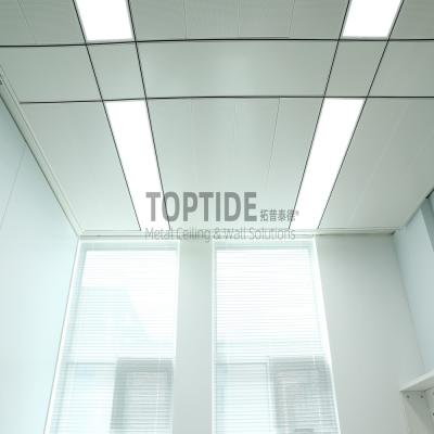 China CE Approval Sound Absorbing 600mm Aluminium Ceiling Board Perforated Aluminum Decorative Drop Ceiling Tiles for sale