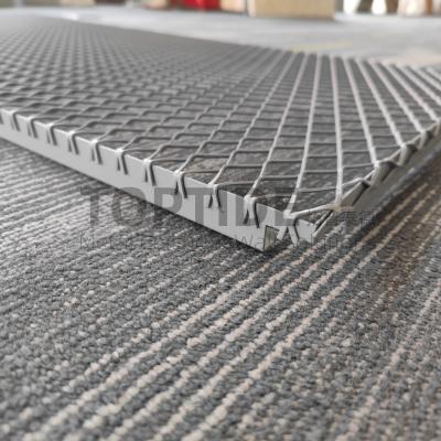 China Stainless Steel Expanded Wire Mesh False Ceiling Diamond Shape for sale