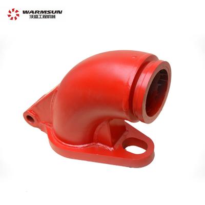 China A810301010907 C12048.3.9.1A 90 Degree Steel Hinge Concrete Pump Elbow for sale