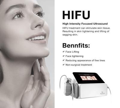 China 50Kg Wrinkle Removal Machine with 4.5mm(For Face)+8mm(For Body) HIFU Side Effects for sale