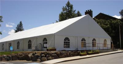 China Semi Permanent Anti UV Event Marquee Tent , White Outdoor Tent 300 Seats Event Venue for sale