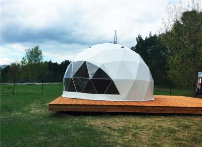 Китай Лагеря дома размера Эко шатра купола Глампинг курорта крышка дружелюбного изготовленного на заказ белая прозрачная продается