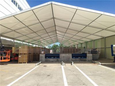 China Fire Resistant PVC Tarpaulins Temporary Garage Tent , Temporary Tent Structure Commercial Industrial for sale