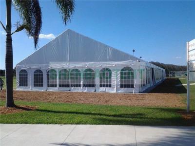 China Outside Party Canopy Tent , 20 X 30 Party Tent Waterproof PVC With Clear Windows for sale