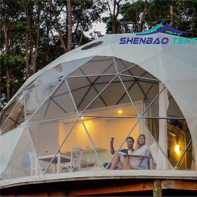 China Luxury 9m Full Airbnb Geodesic Dome Tent With Big Windows for sale