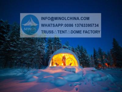 China Hotel Dome Camping Tent Geodesic Luxury Glamping Tents for sale