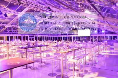 China Hard Pressed Outdoor Wedding Marquee Tents Anti Rust Surface for sale