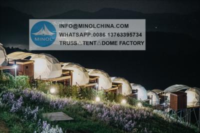 Chine Dôme extérieur Kit Tents Geodesic Dome Tents d'igloo de serre chaude de jardin à vendre à vendre