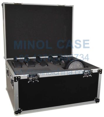 China Caja de viaje de aluminio del universal del panel del ABS para las luces ISO9001 en venta