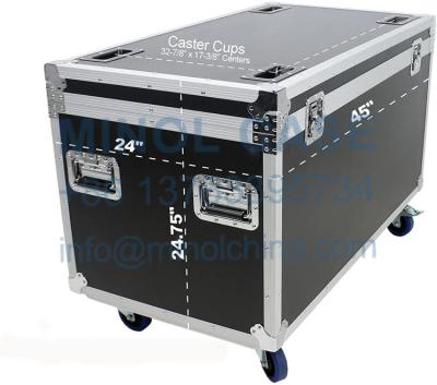 China Aluminum Fireproof Plywood Utility Flight Case For Transportation for sale