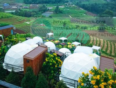 Chine Tente de dôme géodésique de villages d'Eco avec l'environnement confortable à vendre