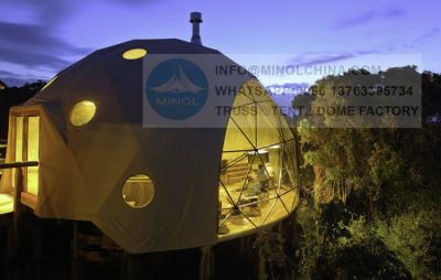 Chine Site clair de tente de dôme géodésique du Japon Glamping de Chambre de dôme d'igloo à vendre