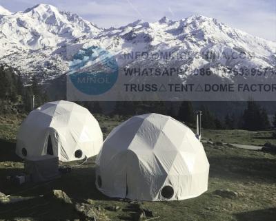 Китай шатер дома геодезического купола 8m купол Glamping 4 сезонов для прожития продается