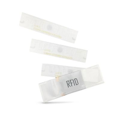 China 70*15mm RFID Laundry Tag Industrial RFID Textile Tag 200 Washable Times for sale