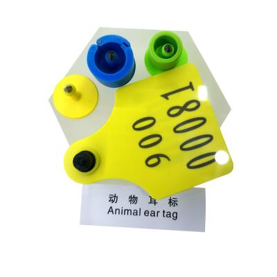 Cina YRA01 RFID Smart etichetta l'animale elettronico dell'orecchio RFID etichetta per l'allevamento degli animali in vendita