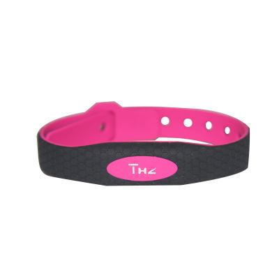 China 13.56Mhz Silicone RFID Wristband Tag For Health Clubs Leisure Area for sale