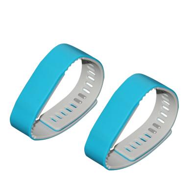 China 125khz 13.56MHZ RFID Wristband Tag RFID Silicon Wristband For Access Control for sale