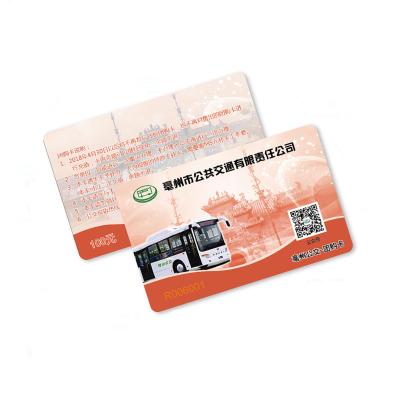 China FM1208 CPU Rfid Smart IC Card Material PVC PET Silk Screen Printing for sale