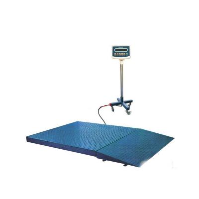 China 5000lb X 5lb Electronic Digital Pallet Scale , Platform Weighing Scale With RS485 Heavy Duty for sale