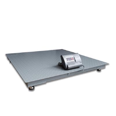 China 2000KG Capacity Floor Weighing Scales OIML Certified 1.5x1.5m Platform for sale