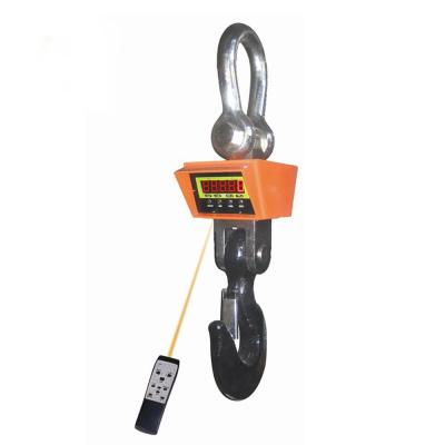 China Heavy Duty Hook Type Weighing Scale , Industrial Wireless Crane Scale 10 Ton To 50 Ton for sale